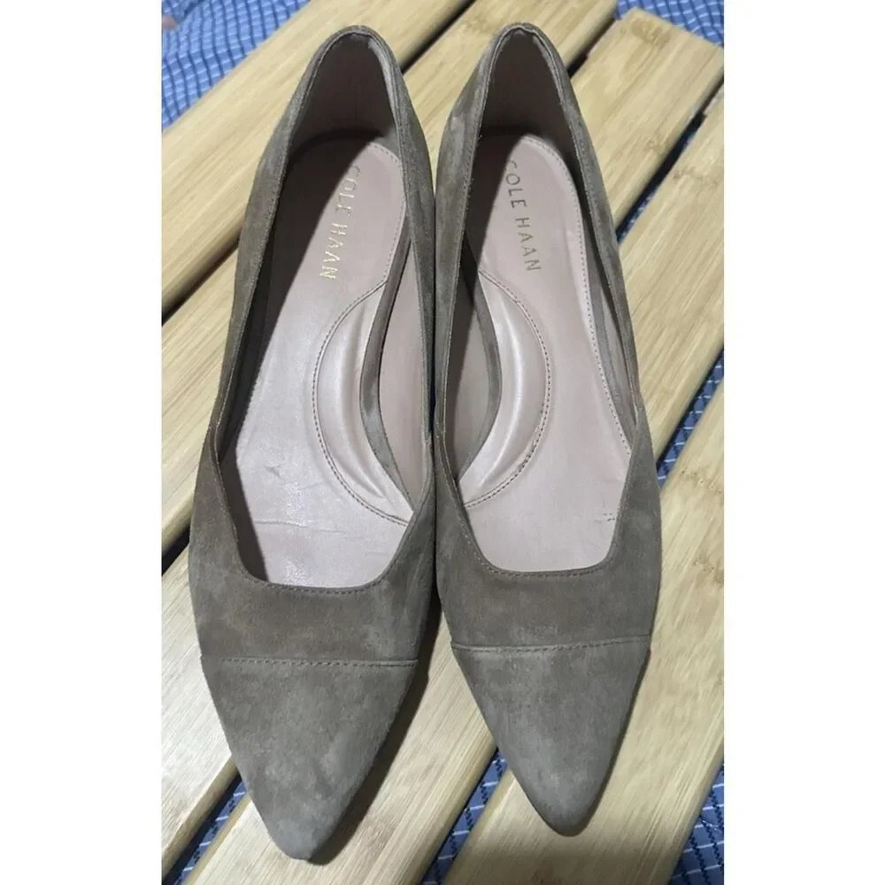 Cole-haan Women's Grey and Green Loafers